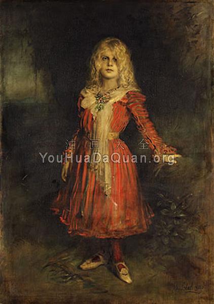 marion lenbach the artists daughter - 弗朗茨·冯·伦巴赫